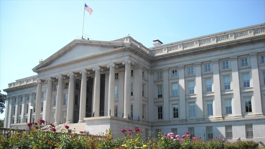 Sede del Departamento del Tesoro de EE.UU. en Washington, capital de Estados Unidos.
