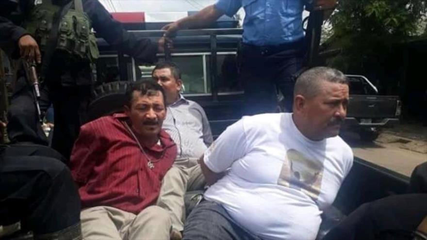 Los presuntos y detenidos autores del ataque a la comisaría en el municipio de Mulukukú, Nicaragua.