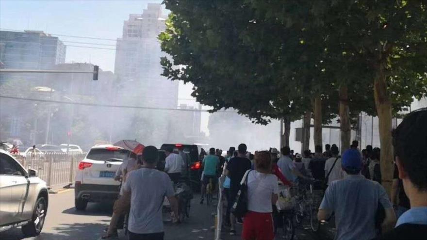 Una explosión sacude la embajada de EEUU en China