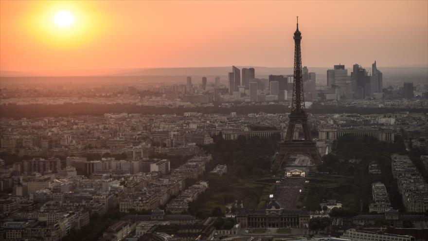 Vista general de la torre Eiffel, París, 14 de julio de 2018.