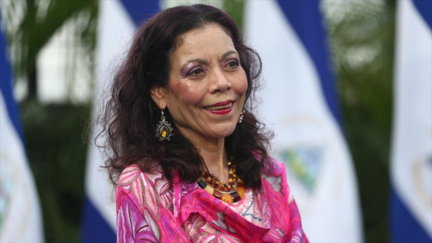 La vicepresidenta de Nicaragua, Rosario Murillo.