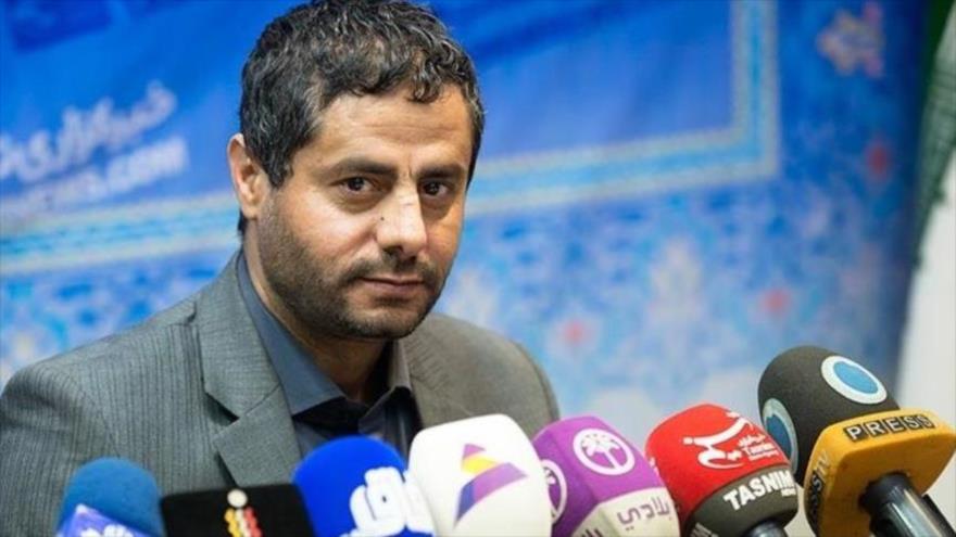 Mohamad al-Bujaiti, miembro del Consejo Político del movimiento popular yemení Ansarolá.