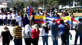 Manifestaciones en Ecuador en defensa de Unasur 
