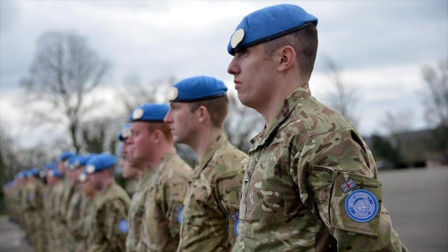 Agentes británicos de la Organización de las Naciones Unidas (ONU).