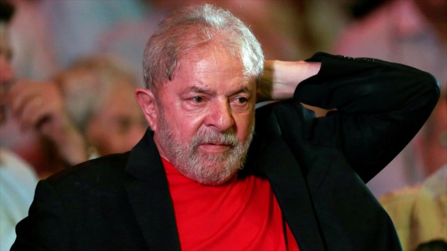 El expresidente brasileño Luiz Inácio Lula da Silva durante un acto en Sao Paulo, 18 de enero de 2018.