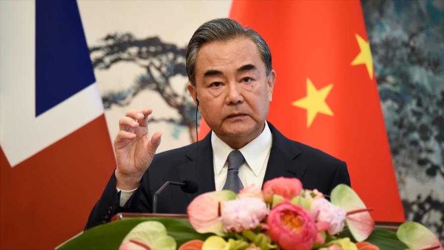 El canciller de China, Wang Yi, en una conferencia de prensa celebrada en Pekín, la capital china, 30 de julio de 2018.