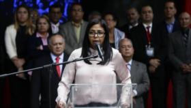 Rodríguez destaca ‘rostro de la derecha venezolana’ en sanciones