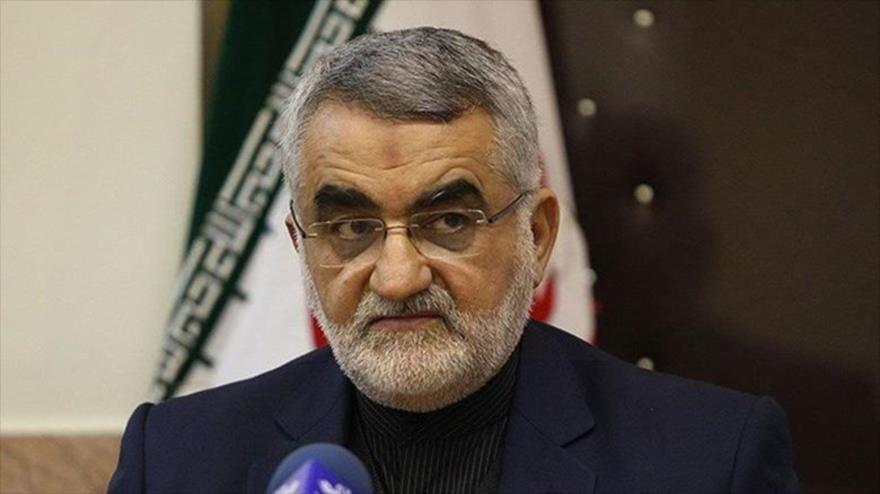 El presidente de la Comisión de Seguridad Nacional y Política Exterior del Parlamento iraní, Alaeddin Boruyerdi.