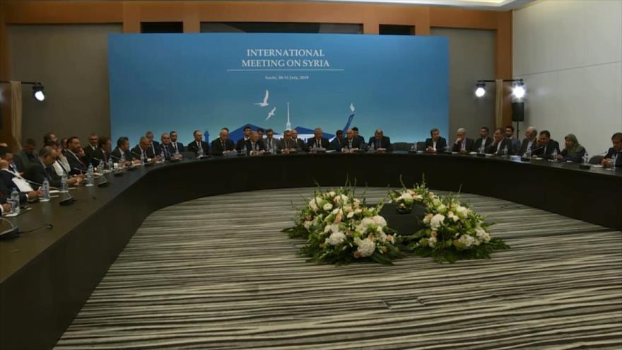 Irán, Rusia y Turquía, determinados a garantizar soberanía de Siria