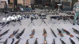 Ejército sirio halla armas de EEUU y comida israelí en Al-Quneitra