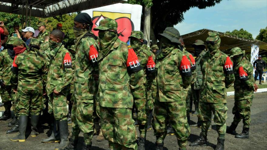 Miembros de la guerrilla del Ejército de Liberación Nacional (ELN).