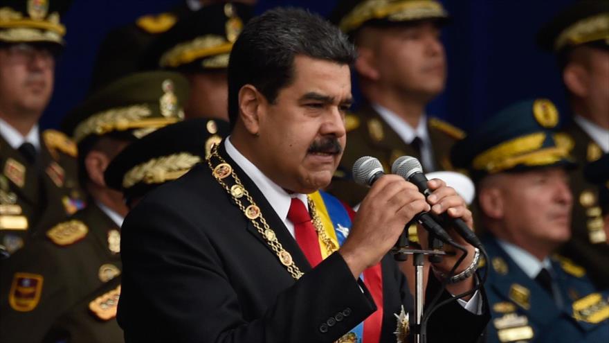 El presidente venezolano, Nicolás Maduro, en un acto en Caracas (capital), 4 de agosto de 2018.
