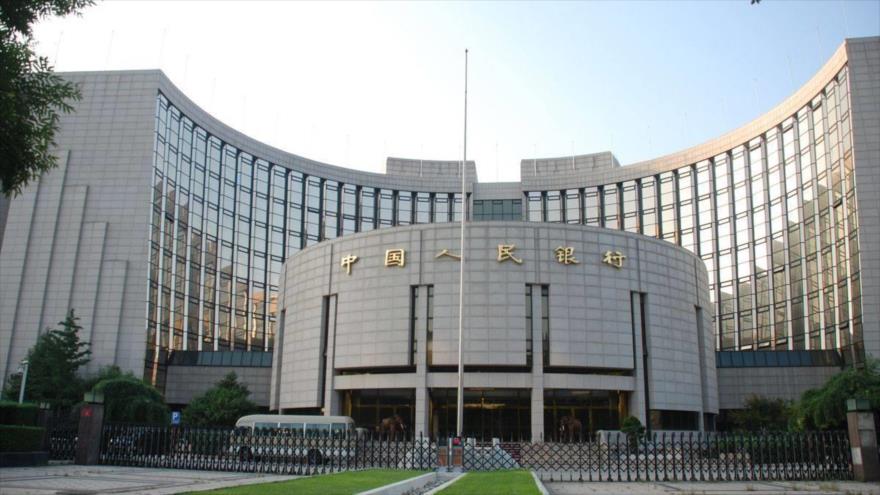 El Ministerio chino de Comercio en Pekín, la capital.