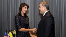 EEUU pide a Duque que ‘lidere’ una lucha regional contra Venezuela