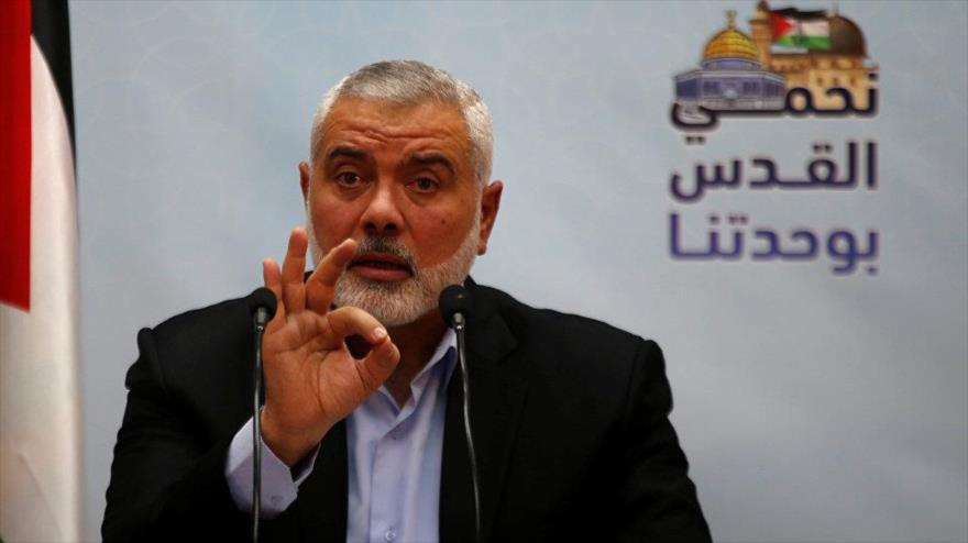 El líder del Movimiento de Resistencia Islámica de Palestina (HAMAS), Ismail Haniya.