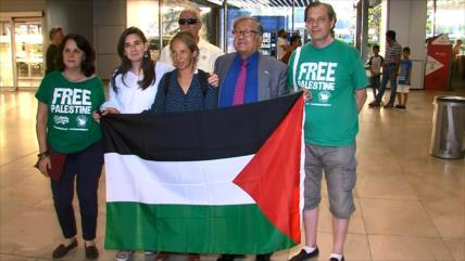 Activistas detenidos de Flotilla de Libertad regresan a España