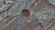 NASA revela imagen de un cráter que aloja agua en Marte