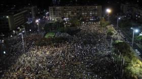 Masiva marcha contra ley de ‘estado-nación judío’ en Tel Aviv