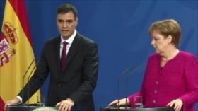 Sánchez y Merkel buscan una salida europea a la inmigración