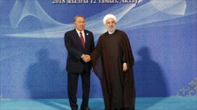  Rohani: ¡NO a la presencia militar de otros países en el mar Caspio!