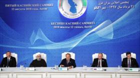 Los 5 países ribereños firman acuerdo sobre estatus del mar Caspio
