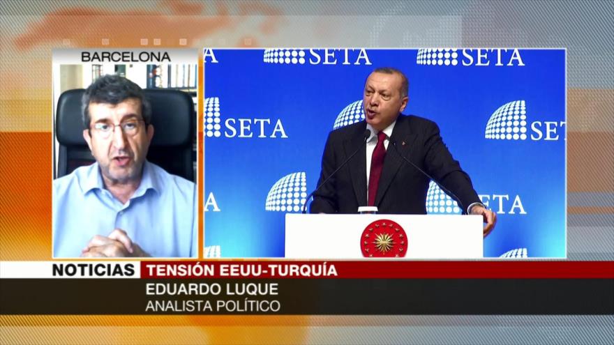 Eduardo Luque: Tensiones EEUU-Turquía afectan a la Unión Europea