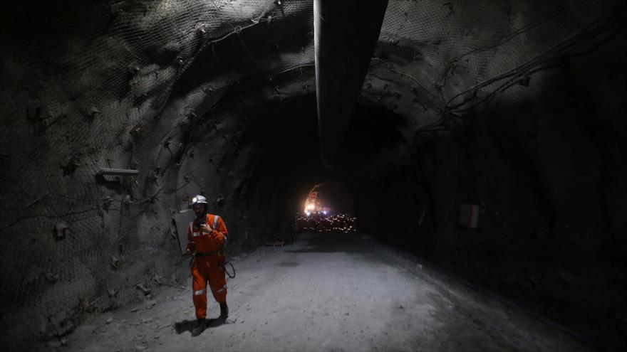 La mina de cobre El Teniente en Chile, 22 de marzo de 2018 (Foto: AFP).