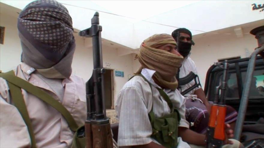 Insurgentes del grupo terrorista Al-Qaeda en Yemen.