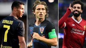 Ronaldo, Modric y Salah son los tres candidatos al trofeo de UEFA