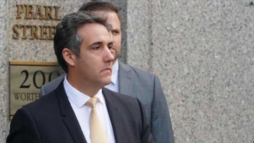 Michael Cohen, exabogado del presidente de EE.UU., Donald Trump, tras paricipar en una corte federal en Nueva York, 21 agosto de 2018. (Foto: AFP)