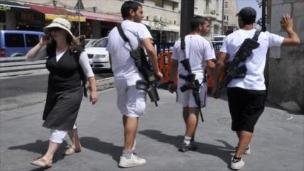 Israel impulsa permiso a 600 000 colonos para portar armas 