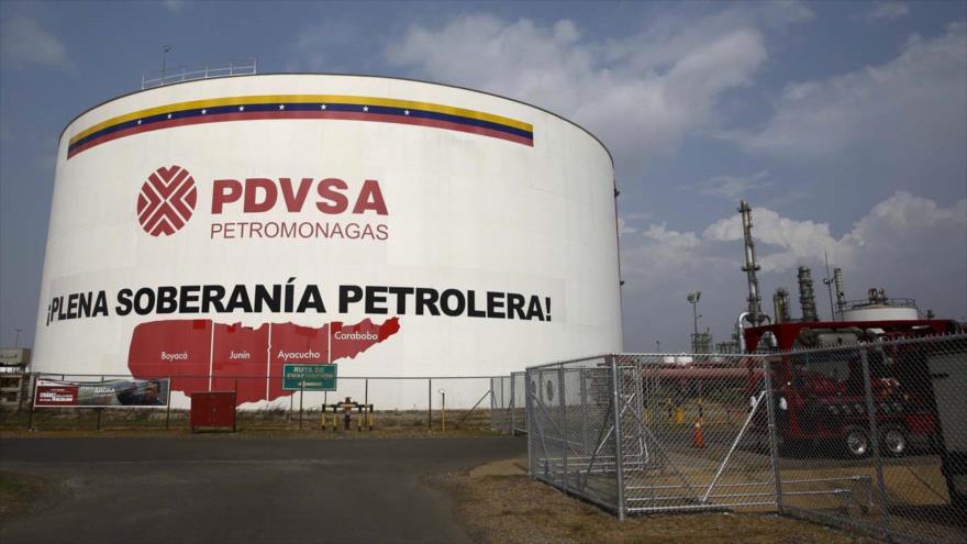 La sede de la compañía venezolana Petróleos de Venezuela (PDVSA) en Carcas (la capital).