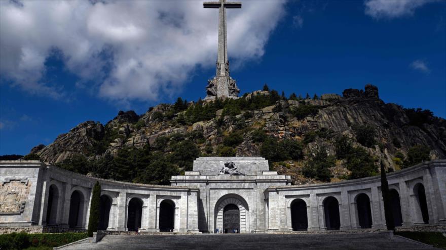 El mausoleo del dictador Francisco Franco cerca de Madrid (capital española), 3 de julio de 2018. (Foto: AFP)