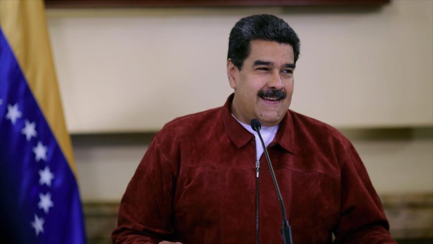 El presidente de Venezuela, Nicolás Maduro, en una reunión en el Palacio de Miraflores, 22 de agosto de 2018 (Foto: Presidencia venezolana).
