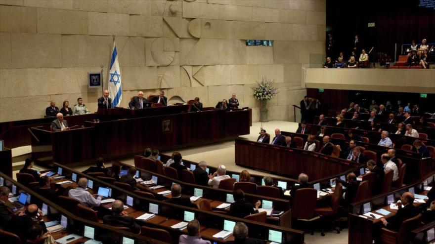 Una sesión del parlamento israelí.