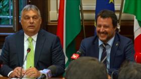 Salvini y Orbán cierran fila para hacer frente a la migración