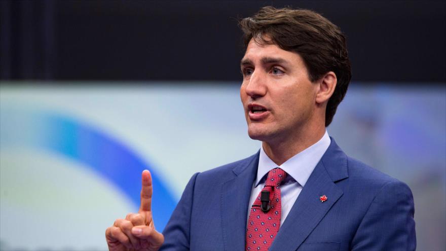 El primer ministro canadiense, Justin Trudeau, Bruselas, Bélgica, 11 de julio de 2018. (Foto: AFP).