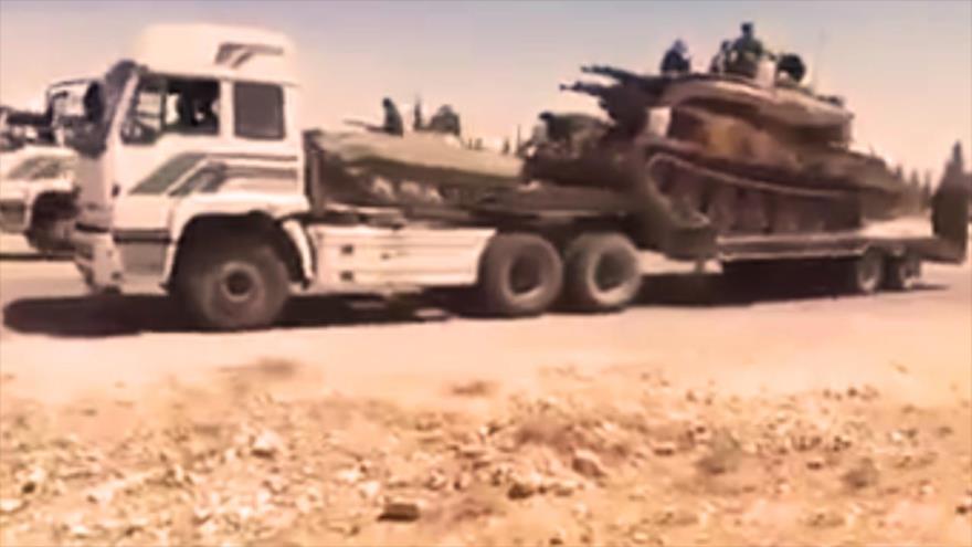 Vídeo: Siria envía otro gran convoy militar para ofensiva en Idlib