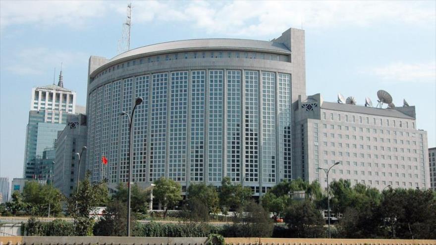 La sede de la Cancillería de China, situada en Pekín, la capital del país.