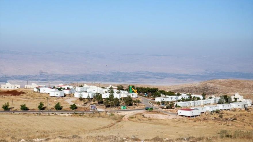 Los asentamientos ilegales israelíes Mitzpe Kramim, en la Cisjordania ocupada.