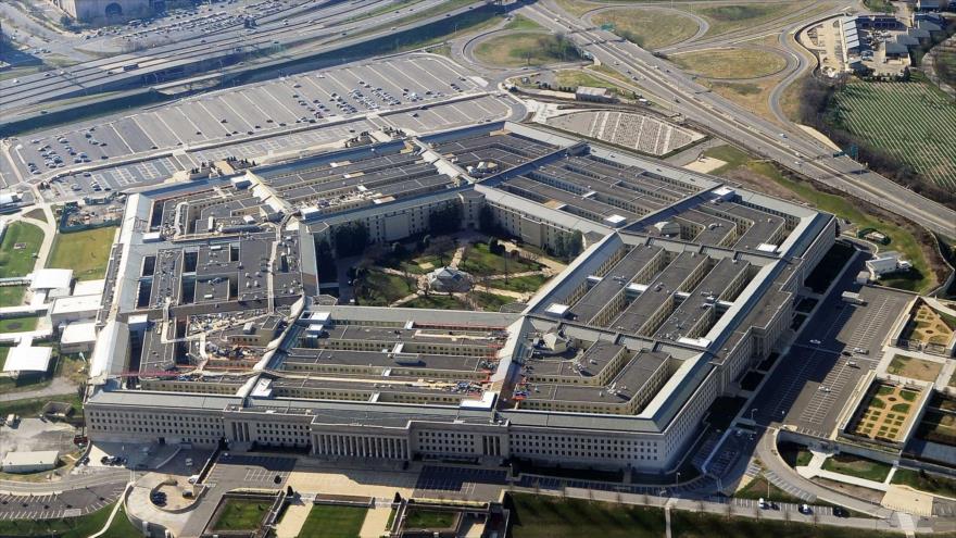 Vista aérea del edificio del Departamento de Defensa de EE.UU. (el Pentágono).