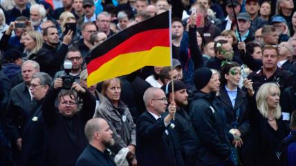 Continúan marchas de neonazis y antifascistas en Alemania 