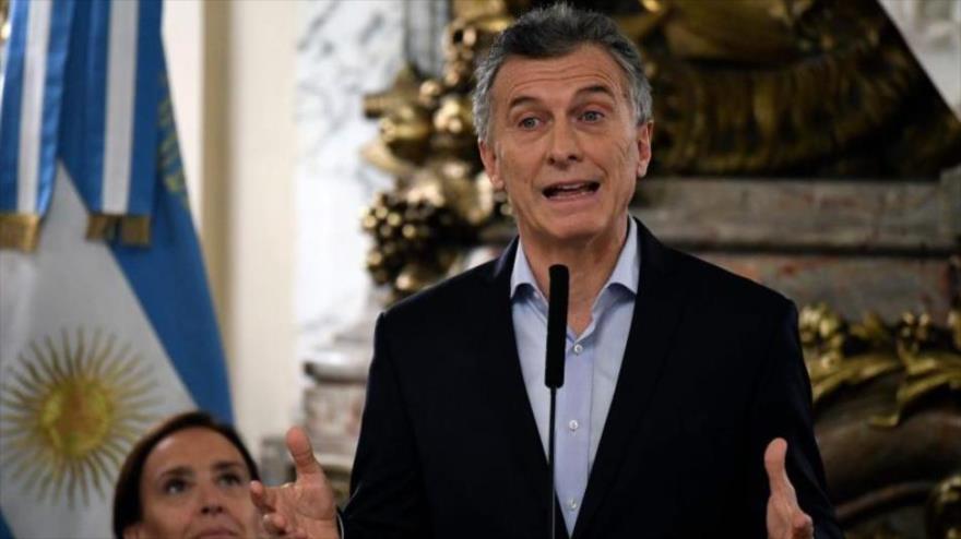 El presidente de Argentina, Mauricio Macri.