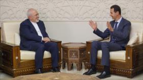 Zarif reitera apoyo de Irán a Siria en su lucha contra terrorismo