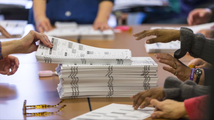 Un colegio electoral en el estado de Wisconsin durante las elecciones presidenciales, 1 de diciembre de 2016. (Foto: AFP)