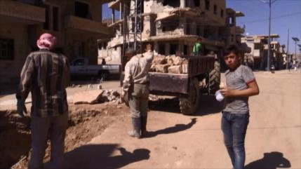 Siria acelera la rehabilitación de infraestructura en Al-Zabadani