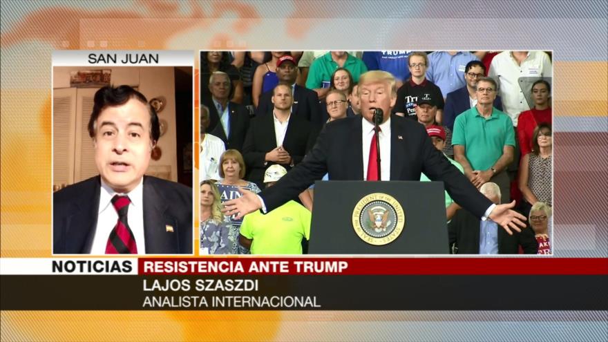 Szaszdi: Revelaciones contra Trump buscan acabar con su presidencia