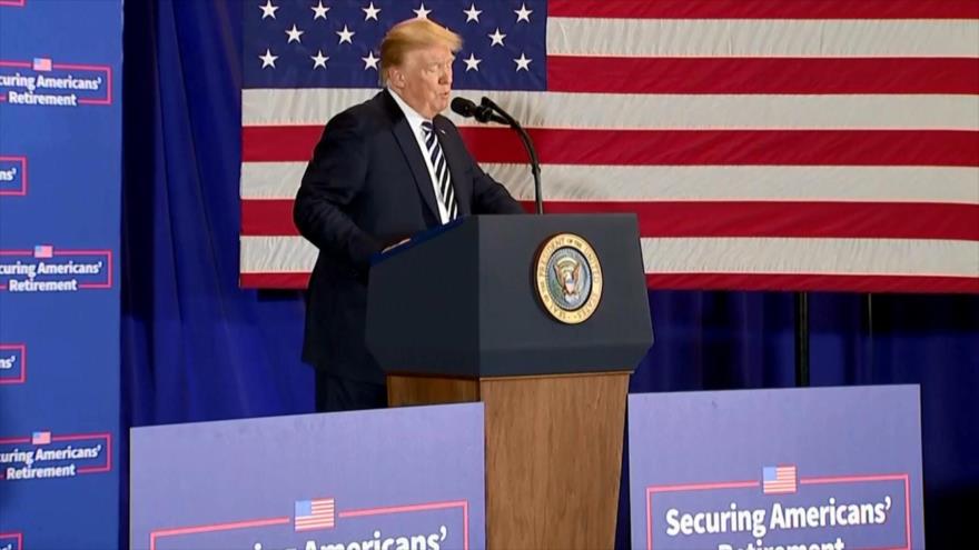 Estadounidenses piden juicio político a Donald Trump