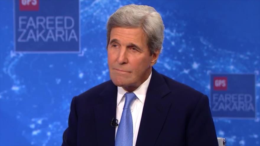 El exsecretario de Estado de EE.UU., John Kerry, en la entrevista con la CNN, 7 de septiembre de 2018. (Fuente: CNN)