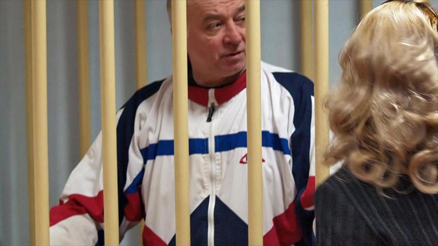 El exespía ruso Serguéi Skripal durante una vista en el tribunal militar del distrito de Moscú, 9 de agosto de 2006. (Foto: EFE)